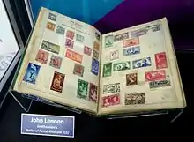 John Lennon's childhood stamp collection