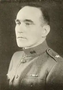 Black and white head and shoulders of Brigadier General J. William Kilbreth, left profile, circa 1918