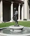 The sculpture and fountain after the 2015 restoration