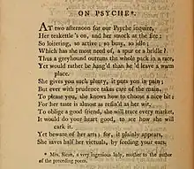 Jonathan Swift On Psyche 1733