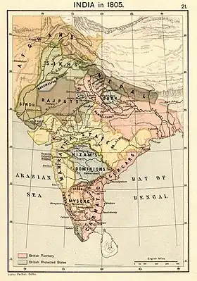 Image 2The Indian subcontinent in 1805. (from Sikh Empire)