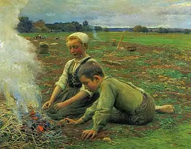 Harvesting Potatoes (1898)