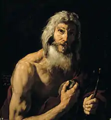 The Penitent Saint Jerome, 1652, 77.2 × 71.8 cm., Museo del Prado