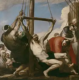 The Martyrdom of Saint Philip, 1639, 214 × 234 cm., Museo del Prado