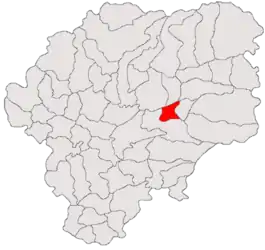 Location in Bistrița-Năsăud County