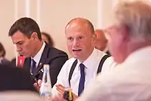 Joseph Muscat in 2020