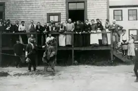 Josephine the Bear in Woods Hole, Massachusetts, c. 1915