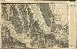 Village Dobl and Fading as „D(orf) Fordern“; c.1790