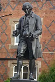 Image 3Statue of Josiah Wedgwood by Edward Davis unveiled at its present location in 1863 (from Stoke-on-Trent)