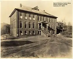 The Joyner Building was the main Western Carolina University building from 1916 until 1939.