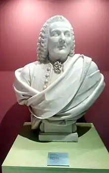 Bust of Juan Martín Cermeño, by Robert Michel (1780)