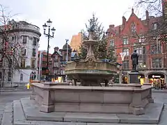 Jubilee Fountain, Albert Square, Manchester