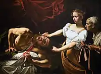 Michelangelo Merisi da Caravaggio, Judith Beheading Holofernes, c. 1598–1599, Galleria Nazionale d'Arte Antica, Rome