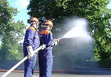 German junior firefighters