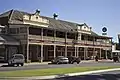 Junee Hotel, Junee; remodeled c. 1911 with art nouveau-style cast ironwork.