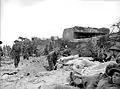 Canadian wounded on Juno Beach, on D-Day.