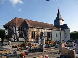 The church in Juzanvigny