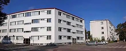 An apartment building