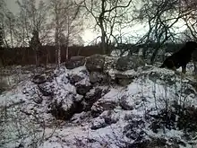 The ruins of Kärkna Abbey