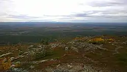 View from the top of Kätkätunturi