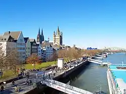 River cruise ships of Köln-Düsseldorfer