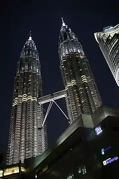 The Petronas Towers.