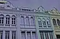 Medan Pasar (Old Market Square) shophouses.