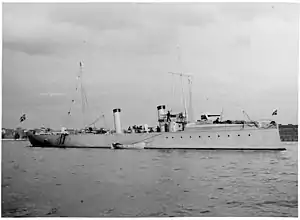 Valkyrjen in Kiel in 1900