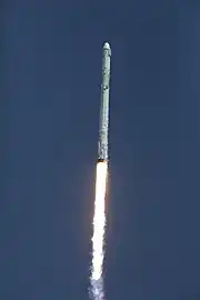 Falcon 9 ascending with CRS-12