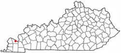 Location in Kentucky