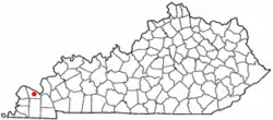 Location of Lone Oak, Kentucky