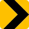 Hazard chevron (yellow)