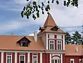 The Kaštel castle, built in 1820, by count Lukács