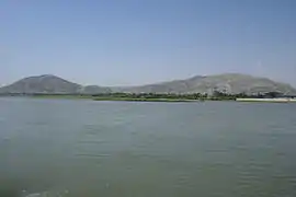 Kabul River in Behsood Bridge Area, Jalalabad, 2009