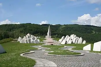 Kadinjača Memorial by Miodrag Živković and Aleksandar Đokić, 1979