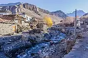 Kali Gandaki River at Kagbeni, Mustang