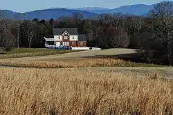 Kahite, with the Great Smoky Mountains and Cherokee National Forest in the distance