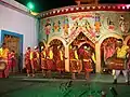 Folk dancers performing on 15th Kalahandi utsav 2011, Dharamgarh