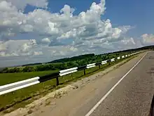 Image 32Guard rail on road in Kaluga Oblast (Russia) (from Road traffic safety)