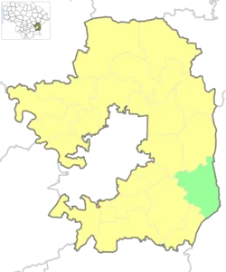 Location of Kalveliai Eldership