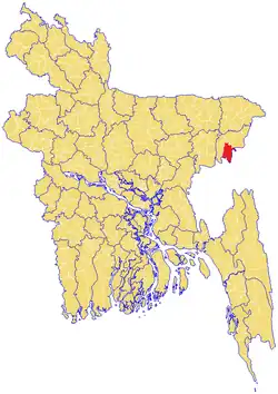 Location of Kamalganj