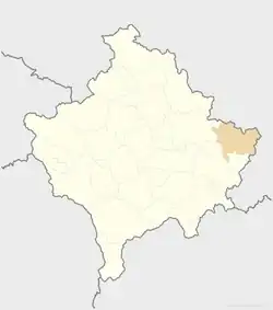 Kamenica is located in Kosovo