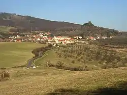 Kamýk below the Kamýk castle ruin