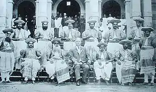 Image 43British appointed Kandyan chief headmen in 1905. (from Sri Lanka)