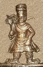 Kanishka in the Kanishka Casket (detail)