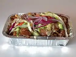 Kapsalon is a Dutch fast food dish created in 2003.