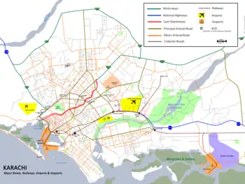 PAF Base Masroor is located in Karachi