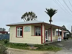 view of a wooden building