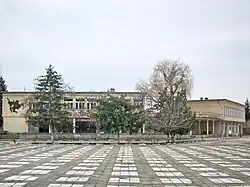 The central square of the village.