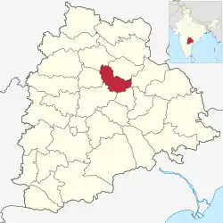 Location in Telangana